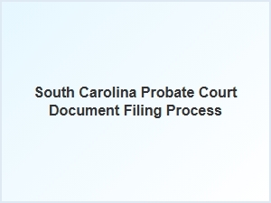 South Carolina Probate Court Filing Process